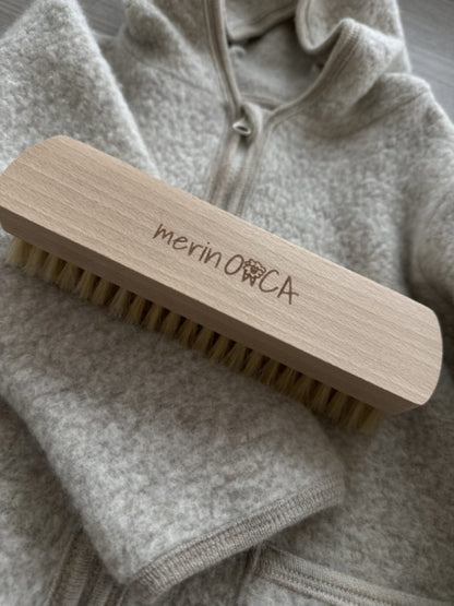 Wooden brush with &